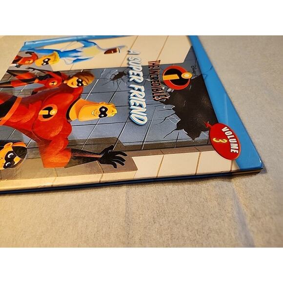 Disney Pixar The Incredibles A Super Friend Volume 3 Hardback Kids Book 2010 - Picture 8 of 11
